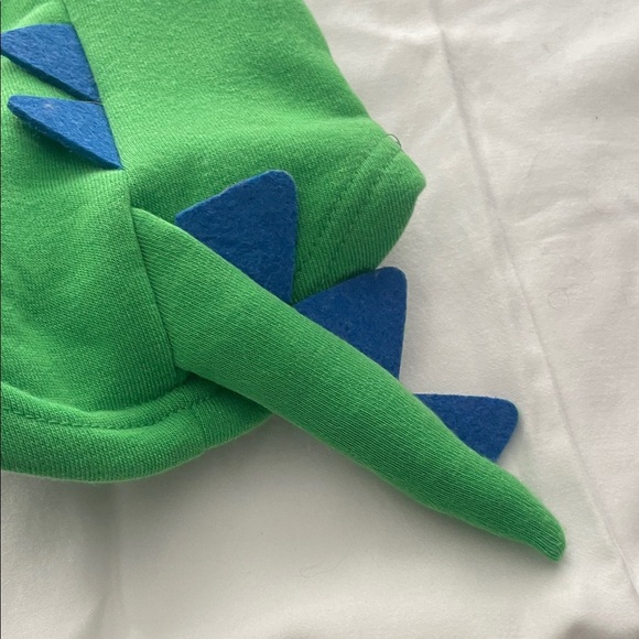 Green Dinosaur Dog Hoodie - Picture 3 of 9